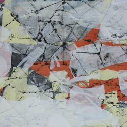 Network 2 / 2023 / Mixmedia auf Leinwand / 50 x 70 cm