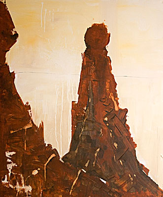 Zinnen II · 2007 · Acryl-Leinwand · 110 x 90 cm